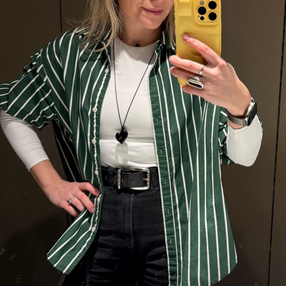 3 for $60 | Aerie Good Day Cover Up Button Down Shirt